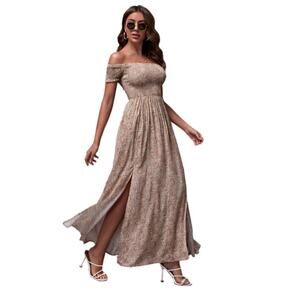 Off Shoulder Boho Dress - Size Small (see measurements)